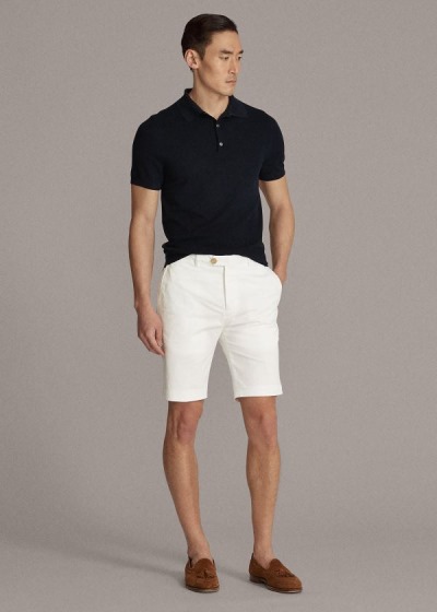 Men's Ralph Lauren Slim Fit Stretch Chino Shorts | 410679JTV